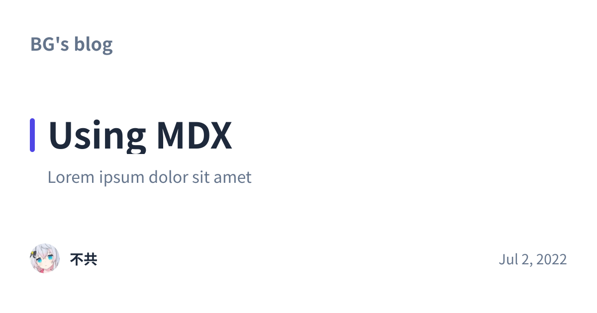 Share preview for Using MDX